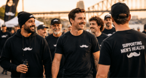 Wholesale Movember Blank Apparel for Men's Health Events and Campaigns