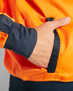 Roly CH0338 - ESPARTA Zweifarbiger Trainingsanzug aus Acetat mit samtigem Futter