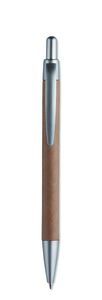 PUSHTON Eco-Friendly Push Type Ball Pen with Carton Barrel - GiftRetail MO8105
