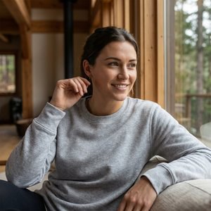 AWDIS JH030F - Women's Classic Fit Fleece Sweatshirt