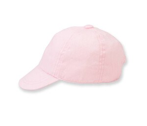 Larkwood LW090 - Soft Cotton Baby Cap with Elastic Back
