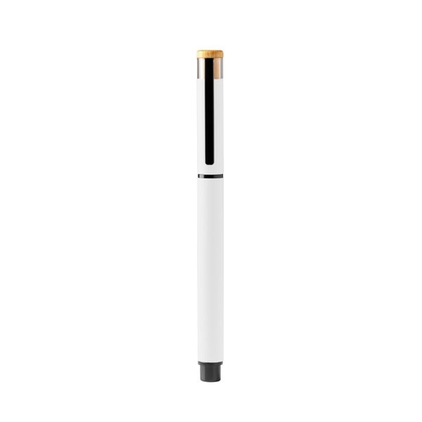 Claps 23090 - Stylo Roller en Aluminium Recyclé avec Détail en Bambou