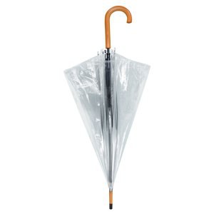 Claps 91048 - Clear Automatic Opening Umbrella with 8 Panels