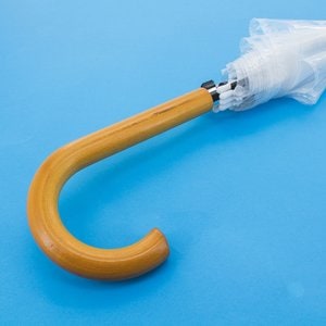 Claps 91048 - Clear Automatic Opening Umbrella with 8 Panels