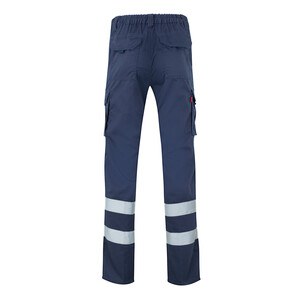 Velilla 36025 - Pantalon stretch multipoches (240g/m²), en coton (46%), EME (38%) et polyester (16%)
