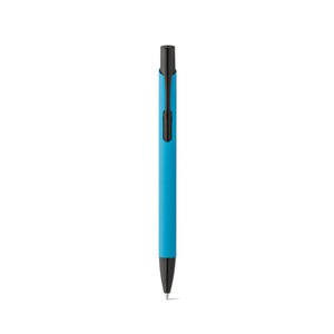 Soft touch aluminium ball pen - Egotier 81140