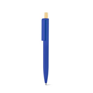 Recycled ABS (100% rABS) ballpoint pen with bamboo button - Egotier 91945