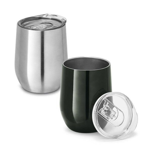 Verre de voyage en acier inoxydable 400 mL - Egotier 94677