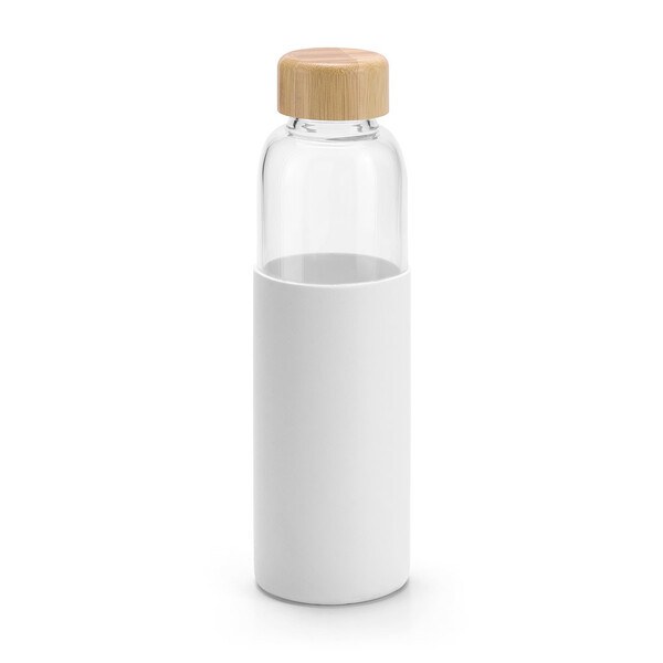 Bouteille 600mL en bambou et verre borosilicate - Egotier 94699