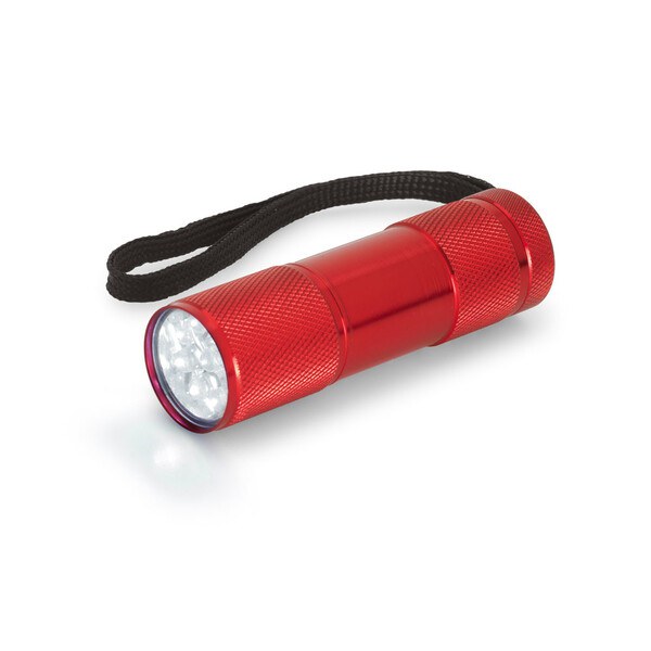 Taschenlampe aus Aluminium mit 9-LEDs - Egotier 94736