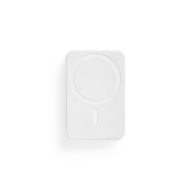 Batterie nomade magnétique de 10 000 mAh avec chargeur sans fil ultrarapide de 15 W en ABS recyclé (100 % rABS) - Egotier 97167