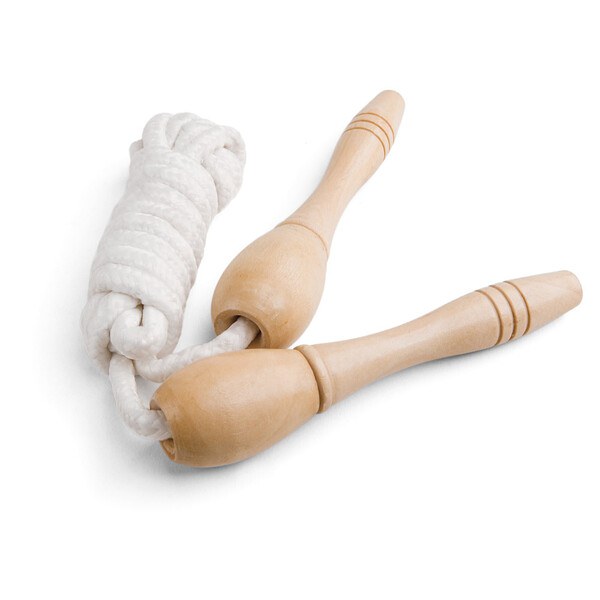 Skipping rope with wooden handles - Egotier 98031