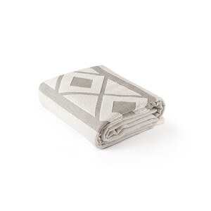Serviette de toilette multifonctionnelle et de bain (350g/m²) en coton léger et résistant (85%) et en coton recyclé (15%) - Egotier 99046