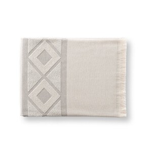 Serviette de toilette multifonctionnelle et de bain (350g/m²) en coton léger et résistant (85%) et en coton recyclé (15%) - Egotier 99046