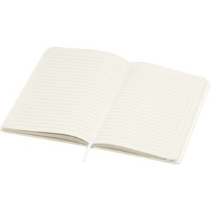 Bass A5 recycled hard cover notebook with lined pages - EgotierPro 107365