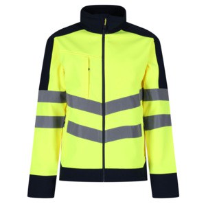 REGATTA RGA625 - Veste Softshell 3 couches haute visibilité