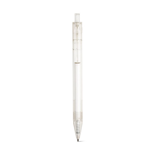 Stylo en rPET avec bouton coloré - Egotier 91794