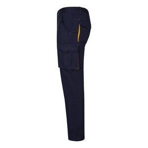 Velilla 36031 - Pantalon stretch bicolore, multipoches (240g/m²), en coton (46%), EME (38%) et polyester (16%)