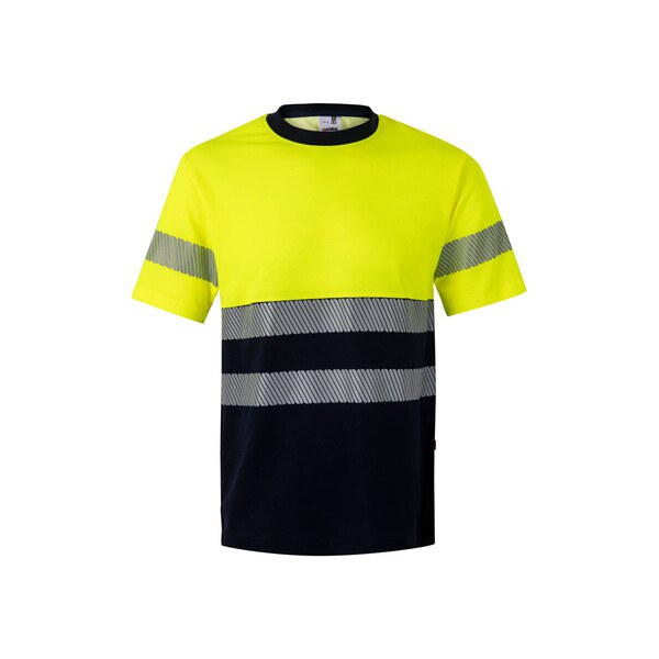 Velilla 36096 - T-shirt piqué bicolore (150g/m²), en coton (55%) et polyester (45%)