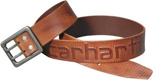 Carhartt CARA2217 - Ceinture en Cuir Bruni avec Boucle Double
