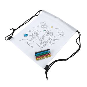 Stamina BO7530 - TURCAZ Turnbeutel für Kinder aus Non-Woven mit Kordelzug