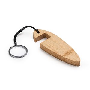 Stamina KO4110 - BONCER Bamboo keychain with mobile phone holder function