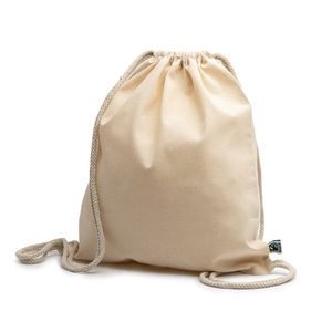 BARONE Drawstring bag in 100% Fairtrade cotton - EgotierPro MO7085
