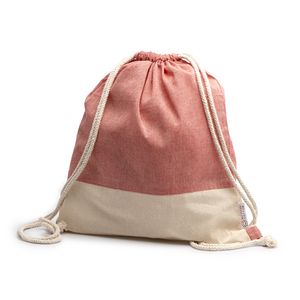Stamina MO7091 - LUANDA Sac avec cordon de serrage en coton recyclé au design chiné et en coton naturel 120 g/m ²