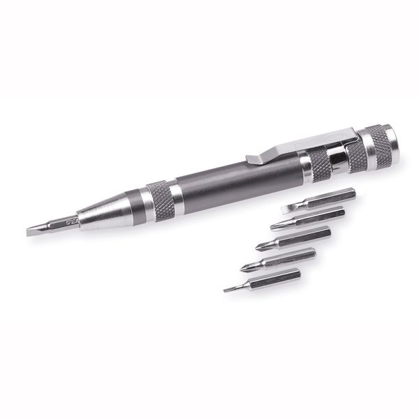 Claps 81027 - Aluminium Multitool mit 6 Aufsätzen