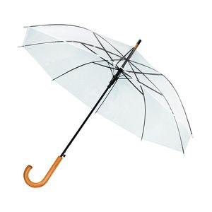 Claps 91048 - Clear Automatic Opening Umbrella with 8 Panels