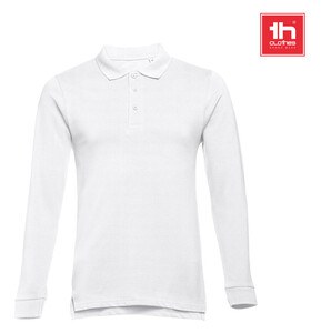 TH Clothes 30142 - Herren Langarm-Poloshirt