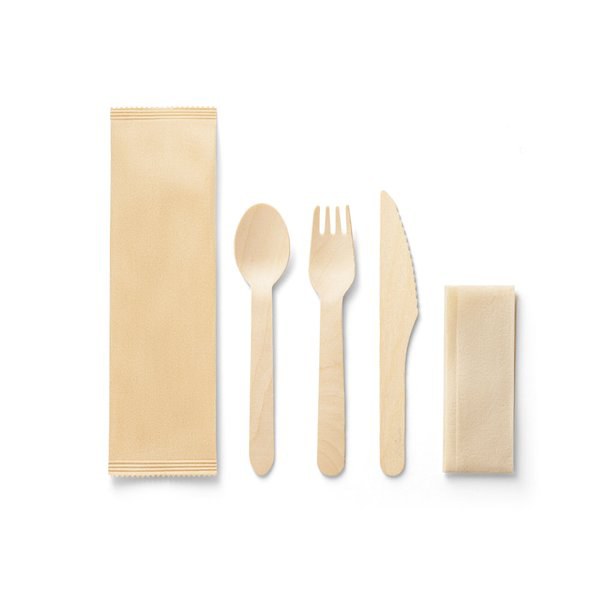 Ensemble de couverts en bois - Egotier 94077