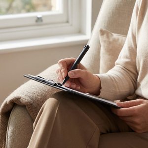 Clast A4 Klemmbrett mit Magnetverschluss und RCS recyceltem Kugelschreiber (schwarze Mine) - EgotierPro 107050