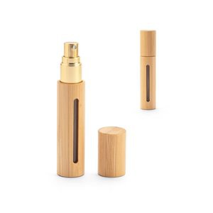 Refillable perfume atomizer with natural bamboo casing - Egotier 95114