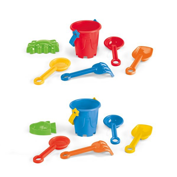 PP beach bucket with 5 accessories - Egotier 98161