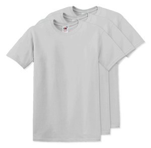 Pack mit 3 Fruit of the Loom SC6 - Original Full Cut T-Shirt