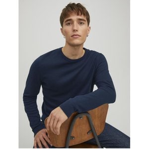 Jack&Jones JJ7190 - Herrenpullover mit Rundhalsausschnitt