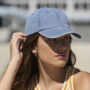 BEECHFIELD BF105 - 6-Panel-Kappen aus Denim-Baumwolle