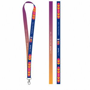 Lanyard'In 75035S - Échantillon imprimé de Lanyard SUBLIMATION Long II (20 mm) en polyester