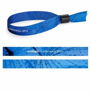 Lanyard'In 75054S - Gedrucktes Muster von Lanyard SUBLIMATION Slim II (15 mm) Armband aus recyceltem Polyester (100% rPET)