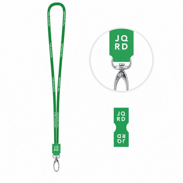 Échantillon imprimé de Lanyard TUBE JACQUARD Long (Ø 7 mm)