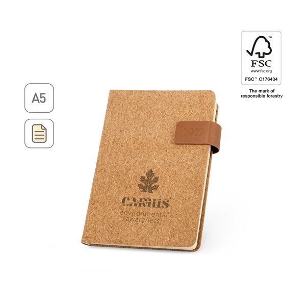 A5 cork diary