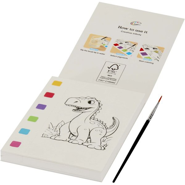 Quell Malbuch und Wasserpinsel Set - EgotierPro 106441