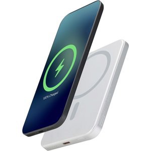 Avis 5000 mAh RCS Powerbank aus recyceltem Aluminium mit Magnetfunktion - EgotierPro 124443