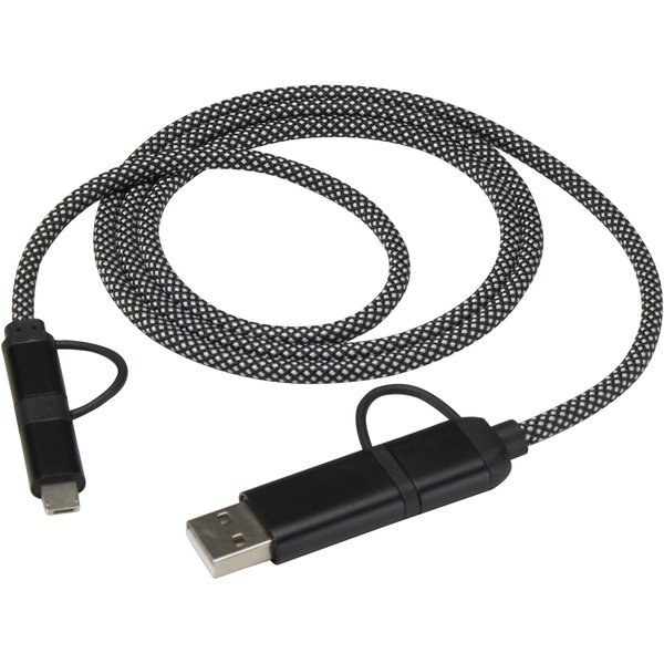 SMART 65 W, 100 cm, RCS-zertifiziertes magnetisches 5-in-1-Ladekabel