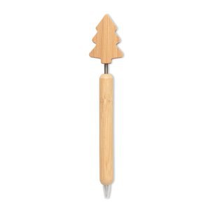 CHRISPEN Stylo à bille sapin en bambou - GiftRetail CX1580