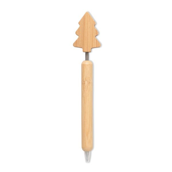 CHRISPEN Stylo à bille sapin en bambou - GiftRetail CX1580