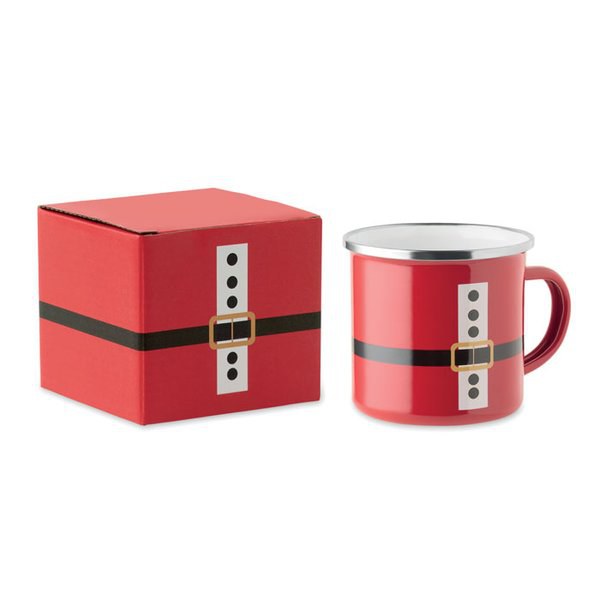 SANTAMEL Mug vintage Père Noël 300ml. - GiftRetail CX1596