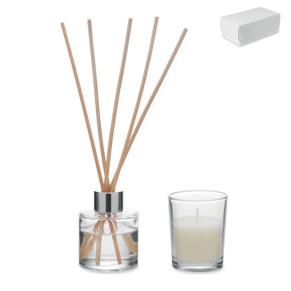 MUSKA SET Set  bougies et diffuseur - GiftRetail MO3112