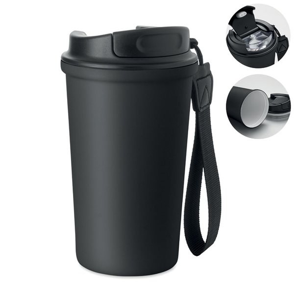 NAKANO Becher recy. Edelstahl 400ml - GiftRetail MO3156